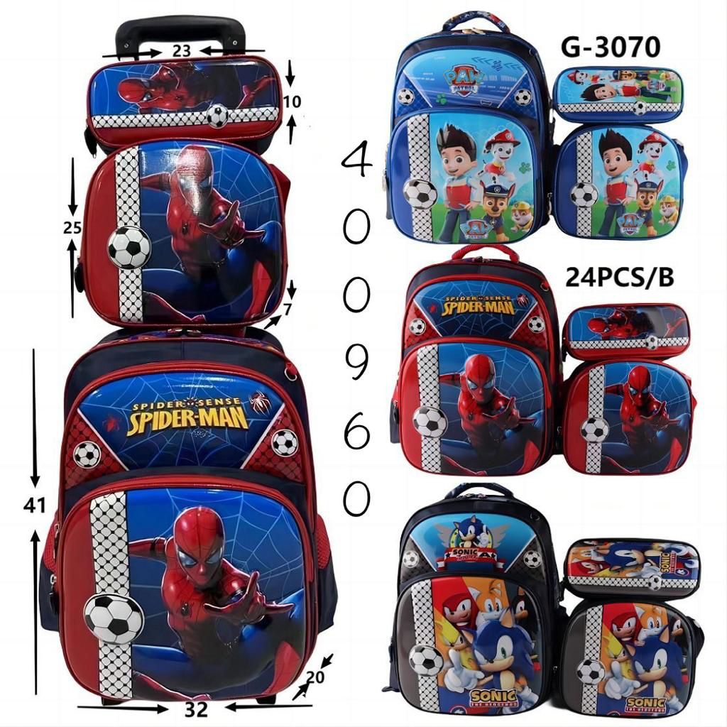 Mochilas de 3 piezas