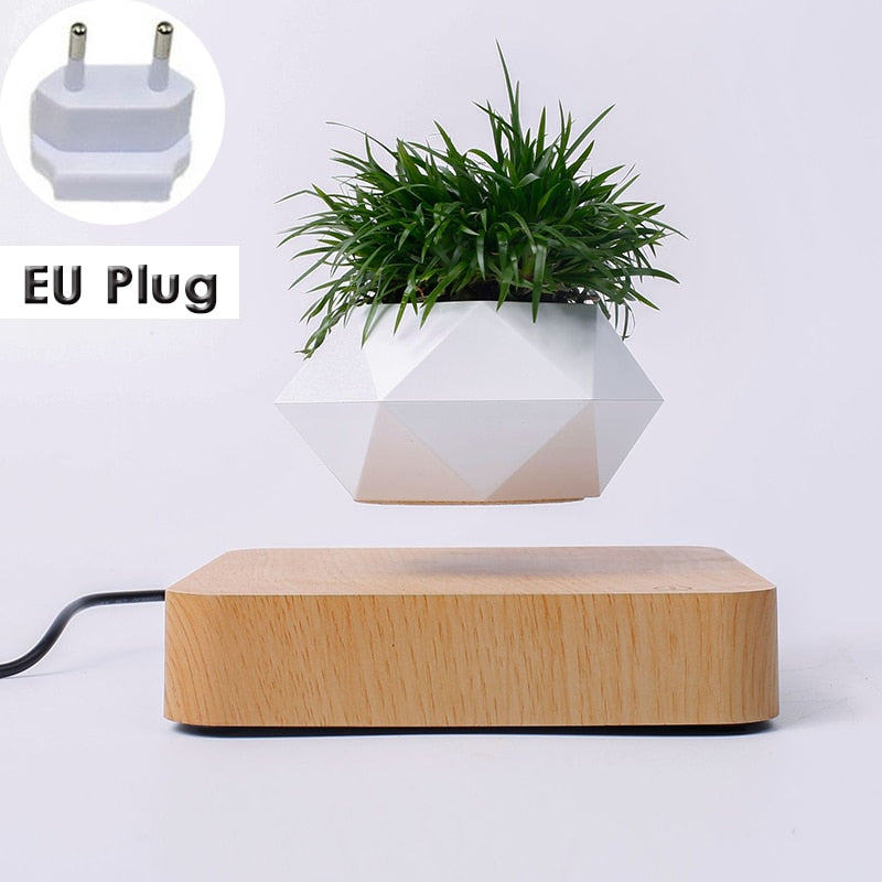 Gran oferta, maceta de bonsái de aire levitante, macetas de rotación, suspensión de levitación magnética, maceta flotante para flores, decoración de escritorio para plantas en maceta