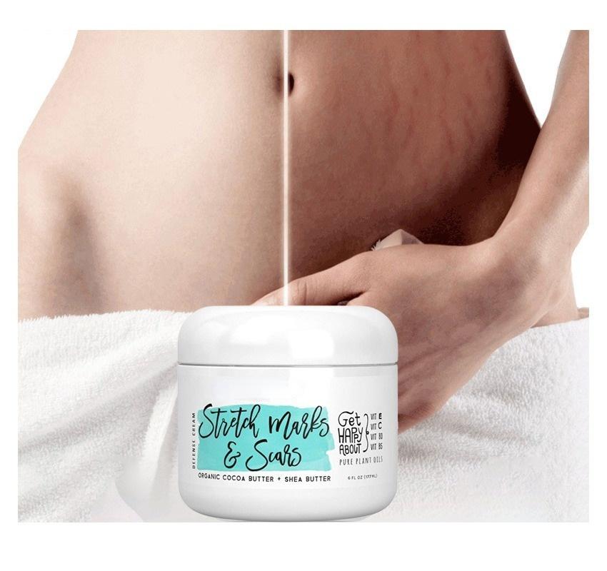 Crema reparadora de piel para eliminación de estrías postparto orgánica Natural, crema para cicatrices de embarazo corporal para mujeres